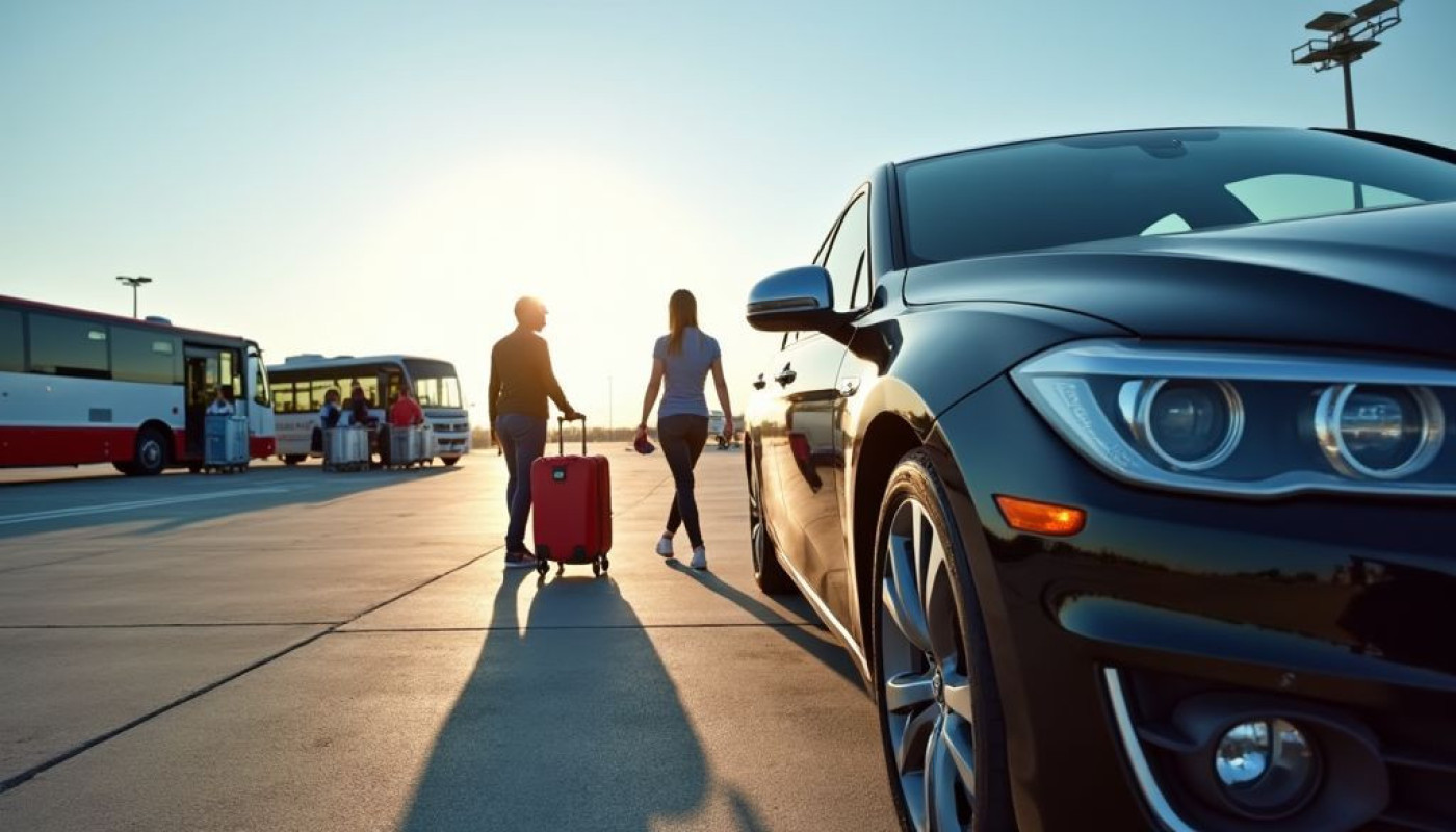 Optimisez votre départ en avion : choisir un parking externe avec navette